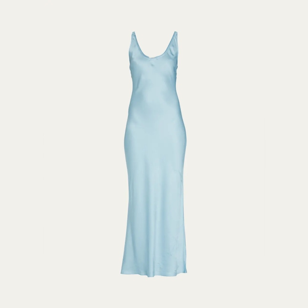 L'AGENCE Sky Blue Tank Dress